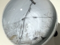"Day after Day #14" by Hyunsung Cho. Glass and Enamel Paint.  5.125" diameter.  From the "An Ordinary Day" Solo Exhibition.