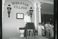 1976 Frank H. Wheaton Jr. at the Grand Opening