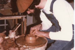 1977 Master Gaffer, Don Friel, started his career on the Pottery Wheel. Photo by Steve DeFelice.