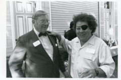 1991 Founder Frank Wheaton Jr. and Dale Chihuly during GlassWeekend