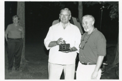 1991 Founder Frank Wheaton Jr. and Paul Stankard during GlassWeekend
