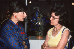 1991 GlassWeekend, Curator Gay Taylor and Elmerina Parkman