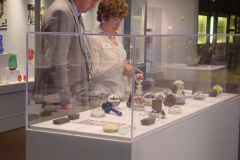 2006 Guests viewing "The Fires Burn On" exhibit in The Museum of American Glass