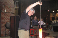 2011 GlassWeekend Richard Royal demonstration in the Glass Studio