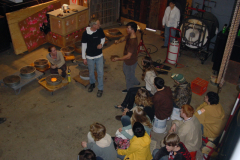2007 Hank Adams and Students in Glass Studio