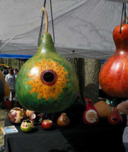 2 Large Scale Bird House Gourds