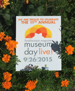 Smithsonian Magazine Museum Day Live Sign