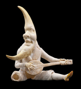 Porcelain Moonman Figurine