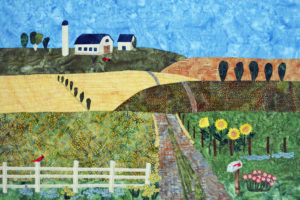 Farm Printed Quilt by Jan Fulton