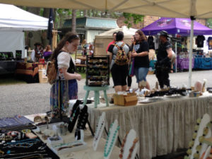 Jewelry booth at fantasy faire