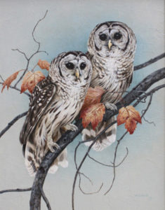 Owl Painting by Ron Orlando