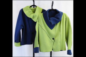 Blue and Green Coat by Marquerite Swope