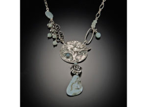 Mixed Media Necklace by Diana Contine