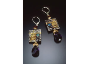 Earrings by Diana Contine