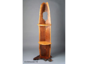 David Goldman Two Tier Wooden Shelf