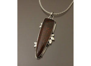 Brown pendant by Nancy Irons