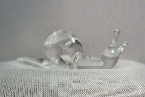 Glass Snail Sculpture