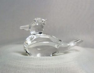 Glass Bird Sculpture