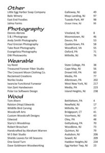 Festival of Fine Craft Artists page 3