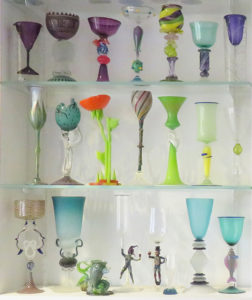 Collection of goblets part of the Boroff Collection