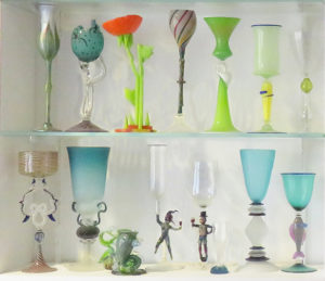 Collection of various goblets