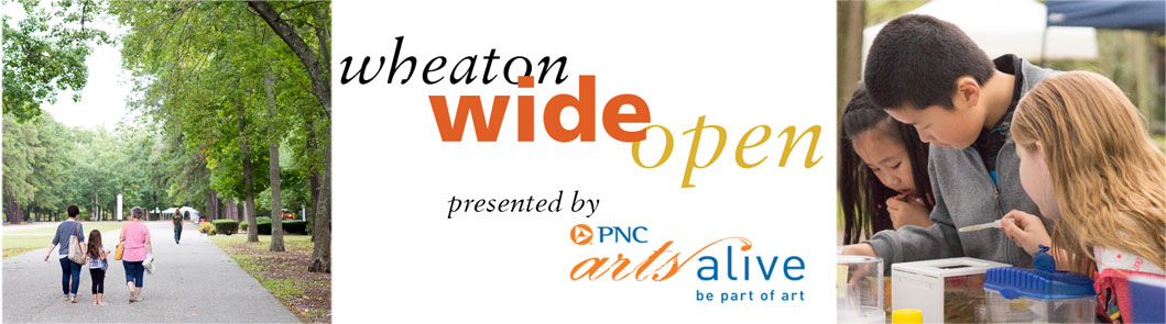 FREE admission offered on select three-day weekends through August 2017. Wheaton Wide Open logo