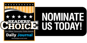 Reader's Choice: Daily Journal - Nominate Us Today!